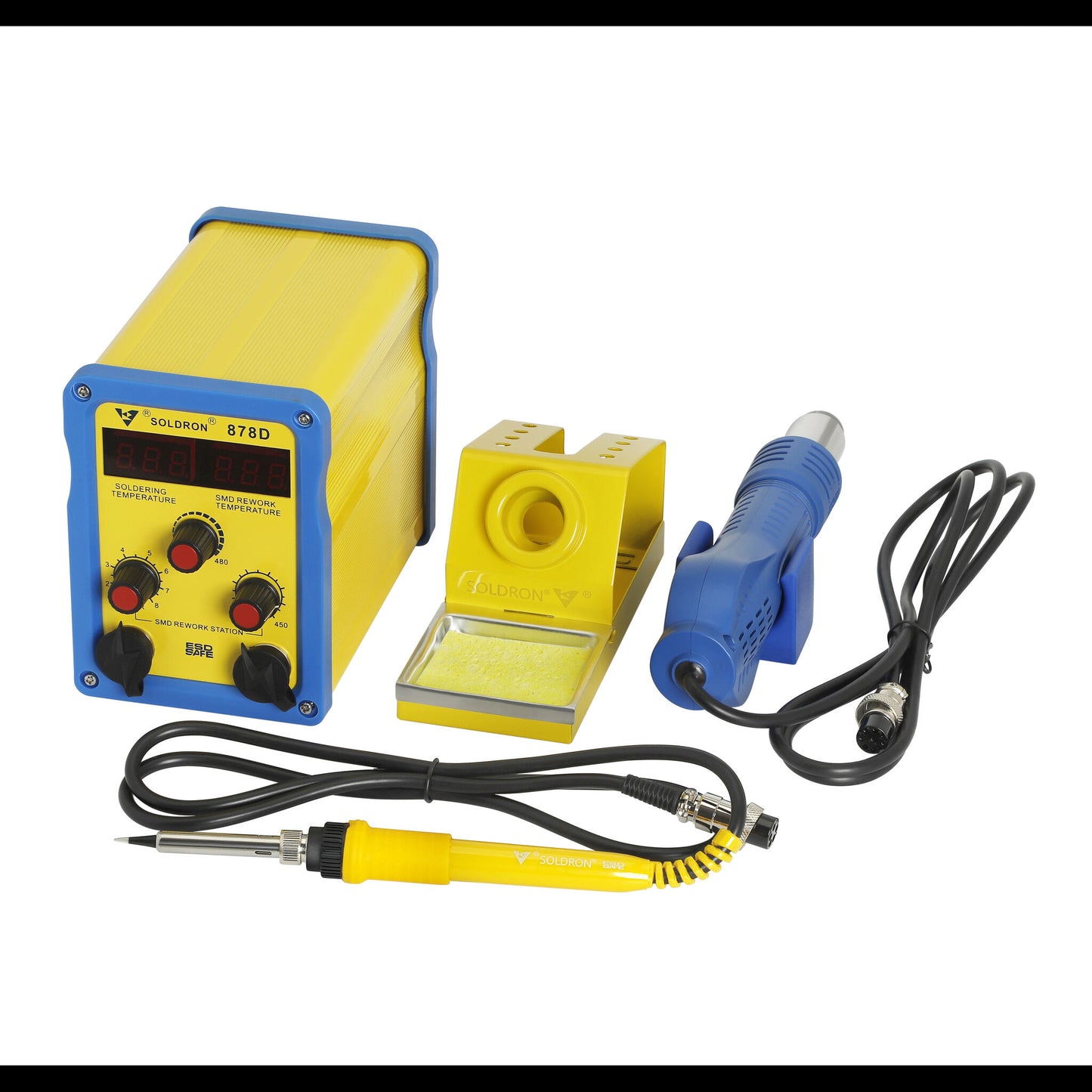Soldron 878D 2-in-1 Hot Air and Soldering Station SL878D
