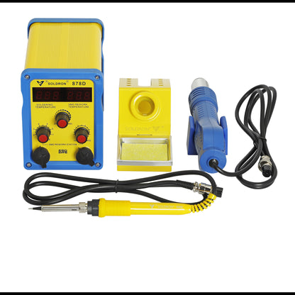 Soldron 878D 2-in-1 Hot Air and Soldering Station SL878D