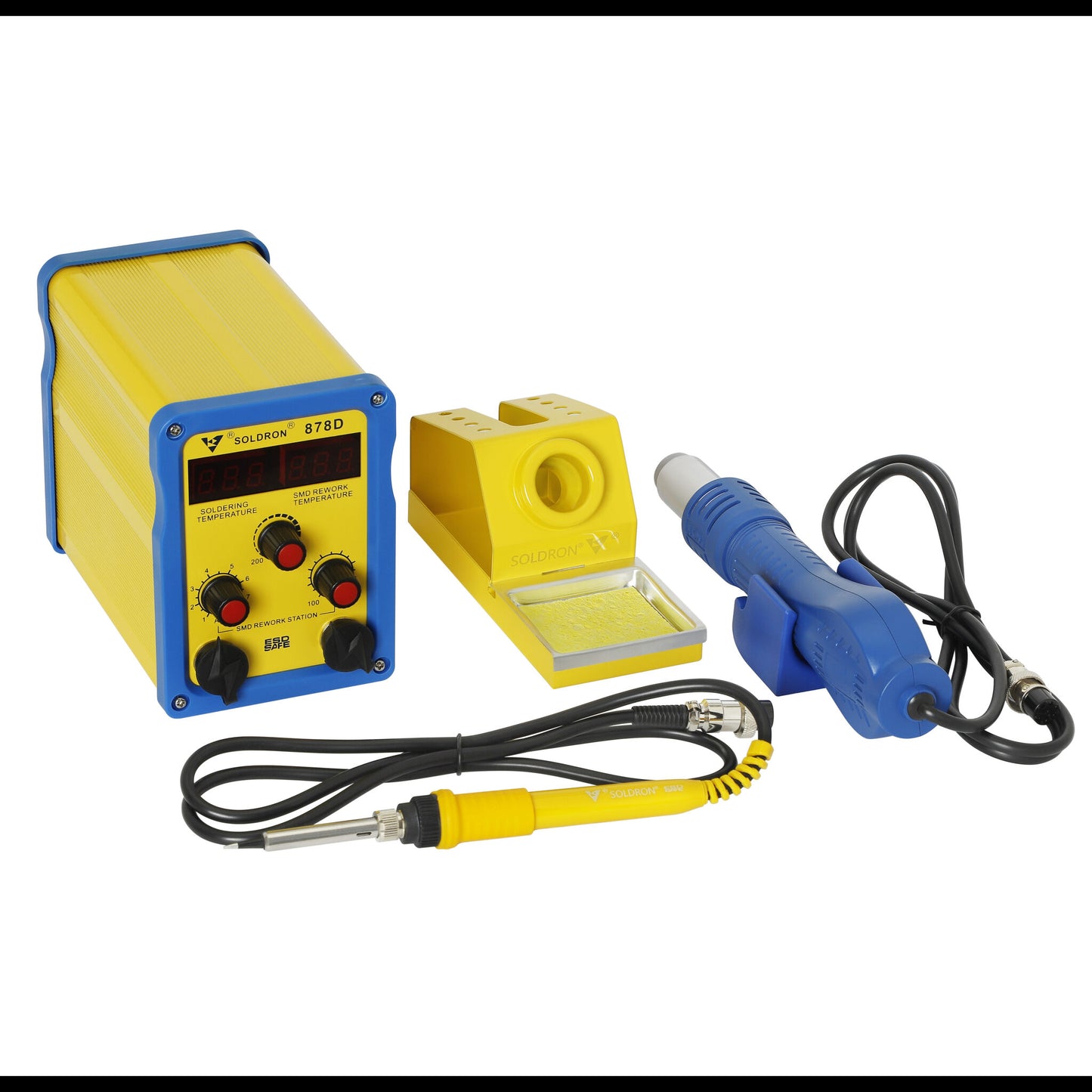 Soldron 878D 2-in-1 Hot Air and Soldering Station SL878D