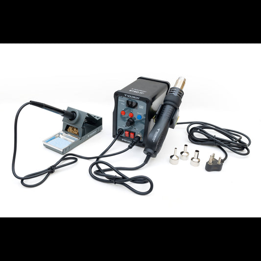 Soldron 878D Ultra Pro 2-in-1 Hot Air and Soldering Station