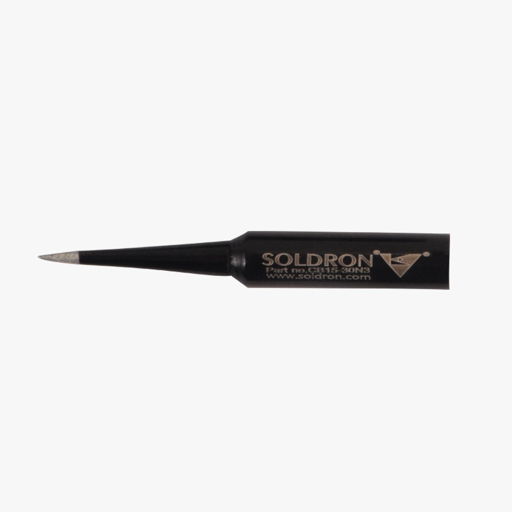 CB15-30N1 Black Ceramic Coated Needle Bit For Soldron 15-30w Soldering Iron. The Soldering Bit