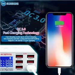 Sunshine Intelligent Fast Charger SS-304Q 3.5 A Six Pin Socket