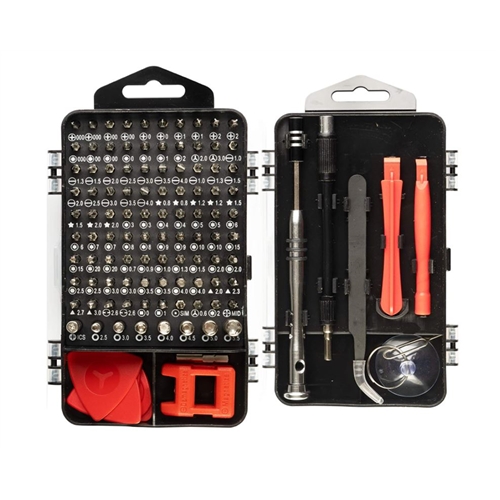 112Pcs Precision Screwdriver Set, Black