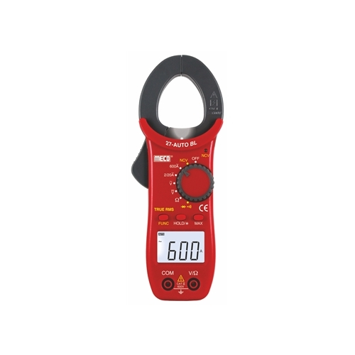 3-1/2 DIGIT 2000 COUNTS 600A AC AUTORANGING DIGITAL CLAMPMETER - TRMS