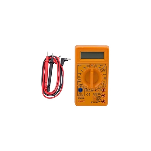 Digital Multimeter DT-830D LCD Display Digital Multi-meter (Yellow Color)