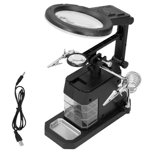 MAGNIFIER WITH AUXILIARY CLIP