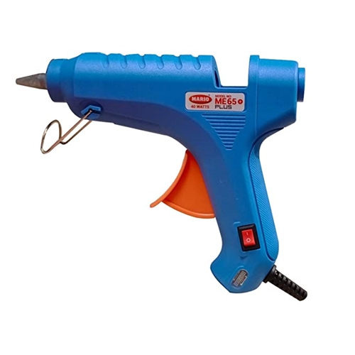 Mario 40 Watt Hot Melt Professional Glue Gun with Light Indicator, Constant Temperature & Long Durability