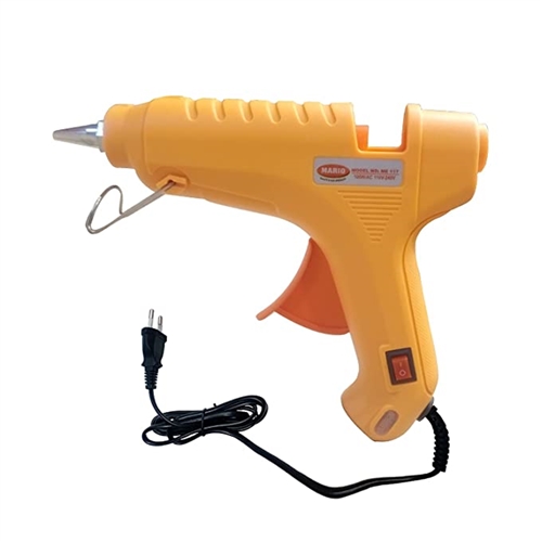 Mario ME-117, 100 Watt Professional Hot Melt Glue Gun for Crafting & DIY Purpose (Yellow)