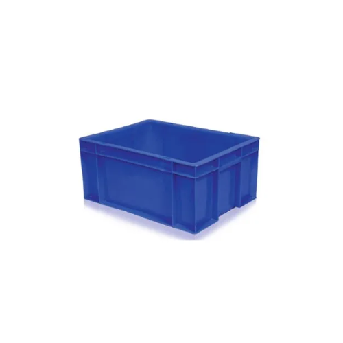 Rectangular Solid Box Plastic Crates - 400mm x 300mm x 175mm, For Industrial,25 KG