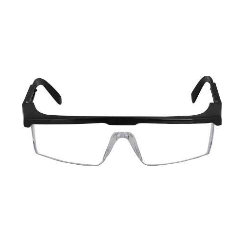 Zoom Safety Goggles with Side Protection and Adjustable Temples for Universal Fit