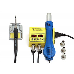 Portable Dual Hot Air Soldering Station