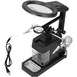 MAGNIFIER WITH AUXILIARY CLIP