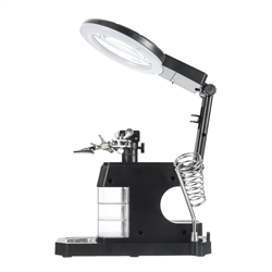 Magnifying Glass Third Hand Magnifier with LED Lights