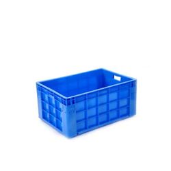 Rectangular Solid Box Plastic Crates - 650 mm x 450 mm x 315 mm, For Industrial, Capacity: 50 Kg