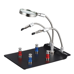 Soldering Station Holder PCB Fixture Helping Hands with 4Pcs Magnetic Column
