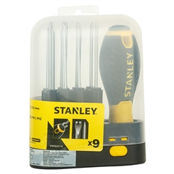 Stanley 9 Way Screwdriver Set