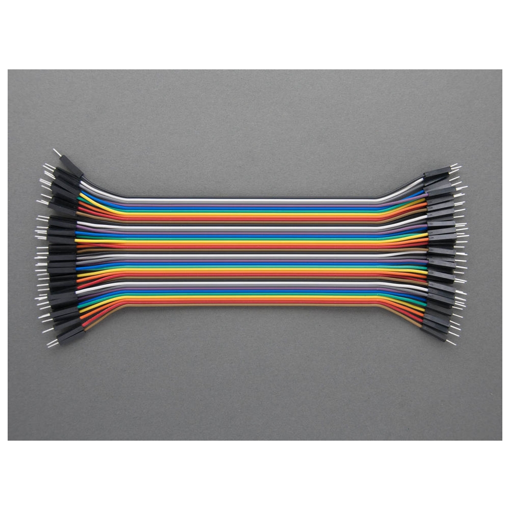 Buy Female to Female Breadboard Jumper Cable 2.54mm 20CM - 40 Pcs online at